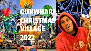 Gunwharf Quays Christmas Village 2022 [upl. by Hsetih624]