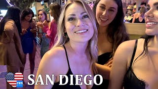 🇺🇸 SAN DIEGO NIGHTLIFE DISTRICT CALIFORNIA 2022 FULL TOUR [upl. by Eetsirhc151]