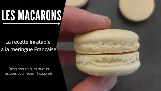 Trucs et Astuces  Macaron inratable à la meringue française [upl. by Yahc]