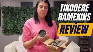 Tikooere Ramekins 4 oz Review 🍮  Oven Safe Ceramic Dishes for Creme Brulee amp More [upl. by Sana]