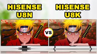 Hisense 2024 TV Lineup U8N vs U8k ULED LCD Smart Quantum Dot MiniLED TV Unboxing amp Setup  Review [upl. by Christabel]