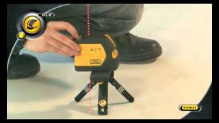 Stanley FatMax Cross Line Laser and Detector Kit wmv [upl. by Earised]