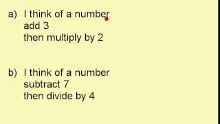 Clip 7 Introduction to Algebraic Conventions [upl. by Kovacev711]