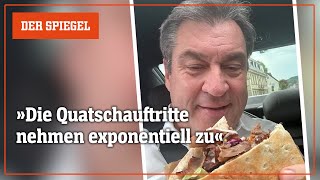 Zwischen Folklore und DönerContent Markus Söder auf Social Media  DER SPIEGEL [upl. by Knowle274]