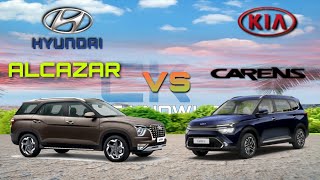 hyundai alcazar vs kia carens camparison which is the best createknowledgeqp4js [upl. by Asnerek]