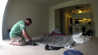 Deflating a Coleman Air Mattress [upl. by Simonetta]