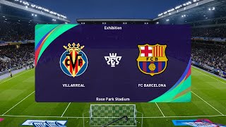 Villarreal vs Barcelona 22092024 LaLiga PES 2021 [upl. by Notsa]