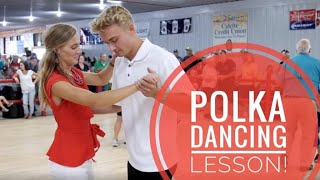 POLKA Dancing Lesson  American Style Part 1 [upl. by Giovanni]