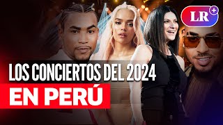 CONCIERTOS 2024 PERÚ Karol G Blink182 Nick Carter y todos los shows para este año [upl. by Assilym]