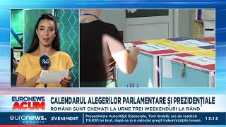 Calendar alegeri România 2024 Care sunt datele alegerilor prezidențiale și parlamentare [upl. by Ramo]