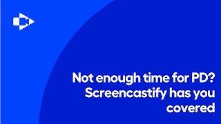 Not enough time for PD Screencastify has you covered [upl. by Ashford199]