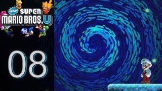 New Super Mario Bros U  Episode 8  Screaming at the Starry Night [upl. by Huxley362]