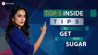 Top 5 Tips To Get Into SUGAR  Vineeta Singh  SUGAR Cosmetics [upl. by Arrimat]