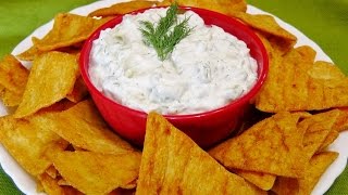 Tzatziki Sauce  How to Make Tzatziki  Greek Garlic Yogurt Sauce [upl. by Anaerb]