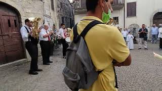 Marcia Fedra banda Aldo Pio Manuzio verso 3°rit a finire festa di San Rocco Bassiano 3072022 [upl. by Lavona]