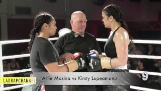 Alrie Meleisea vs Kirsty quotSamoan Sniperquot Lupeamanu  Nov 2016  Hamilton NZ [upl. by Enaled]