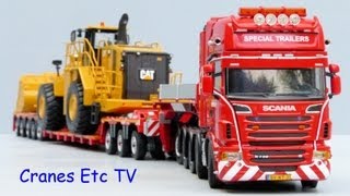 WSI Scania R6 Topline  Nooteboom 35 EuroPX Trailer by Cranes Etc TV [upl. by Anim678]