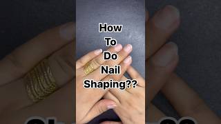 How to do nail shaping shorts nailart naildesign ytshorts nailtutorial gelextension viral [upl. by Nered94]