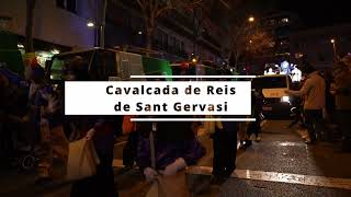 Cavalcada de Reis de Sant Gervasi 2024 [upl. by Ydospahr]