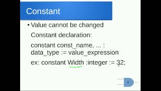 VHDL Course session 5 Chapter 3 Basic language constructs of VHDL [upl. by Ynetruoc]