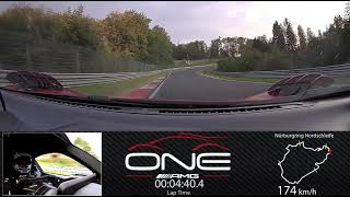 Mercedes AMG ONE Record Lap Nürburgring Nordschleife [upl. by Kcod]