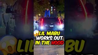 MABU DOES PUSHUPS IN THE HOOD💪😱DANGEROUS [upl. by Ransom]