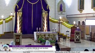 April 6 2022  Holy Mass  Wednesday of the Fifth Week of Lent [upl. by Meehan]