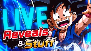 DRAGON BALL LEGENDS REVEALS AND STUFF REACTION STREAM [upl. by Rechaba670]