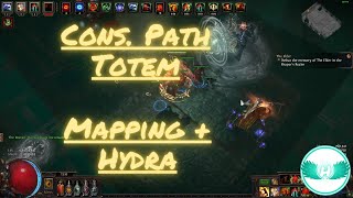 322 Path of Exile  Consecrated Path Totem Hierophant  Mapping  Hydra [upl. by Amilas154]