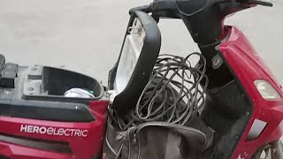 Hero NYX Electric Scooty  Feature and Quick Review Hindi Live Video [upl. by Kos102]