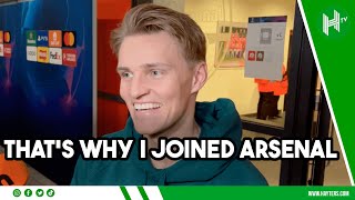 I joined Arsenal for these MOMENTS  Martin Odegaard reflects on DRAMATIC night against Porto [upl. by Munsey]