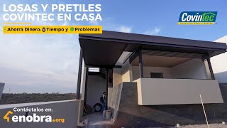 LOSAS y PRETILES en CASA CONSTRUCCIÓN  CovintecMexico [upl. by Echo]