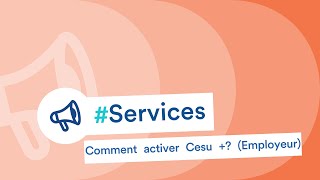 Comment activer Cesu   Employeur [upl. by Naleek]