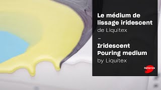 Liquitex  Iridescent Pouring Medium [upl. by Maribel298]