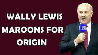 Wally Lewis QLD Maroons Team  State of Origin 2024  NRL [upl. by Jaeger]