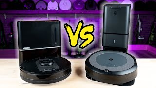 Roomba i3 EVO and Shark AI AV250 Robot Vacuum Wars Showdown [upl. by Laryssa]