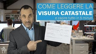 come leggere la Visura Catastale e capire tutto in 5 minuti [upl. by Ainerol]