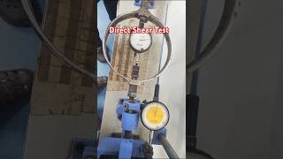 Direct Shear Test of Soil dst shear soiltesting [upl. by Nnod839]