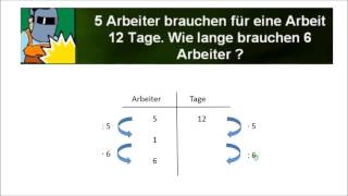 Zuordnungen Teil 2 Antiproportionale Zuordnungen amp Dreisätze [upl. by Atalanti838]