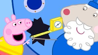 Peppa Pig English Full Episodes  Grampy Rabbits Boatyard  Cartoons for Children [upl. by Eicnan457]