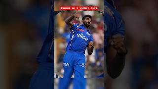 Mumbai versus RCB bumrah ne RCB ke khilaf 5 wicket lekar Mumbai ko match jita bumrah sports [upl. by Randie448]