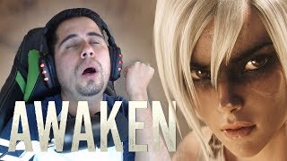 REACCIONANDO  Awaken ft Valerie Broussard  League of Legends Cinematica  Temporada 2019 [upl. by Anaugal]