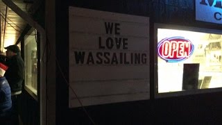 Wassailing in Richland a village tradition [upl. by Colp]