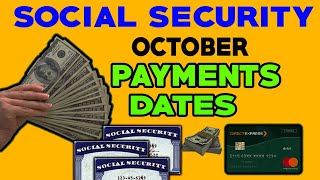 Social Security Checks  October 2024 Payment Schedule Dates Update [upl. by Ameluz478]