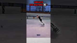 Normal ice skating vs Menace ice skating trollface edit troll [upl. by Ardnahcal302]