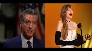 Gavin Newsom Uses Taylor Swift Hype To Distract From California Issues [upl. by Stag]