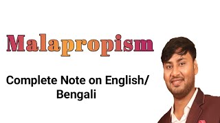 Malapropism What is Malapropism Definition examples and features in Bengali English [upl. by Eylrac40]