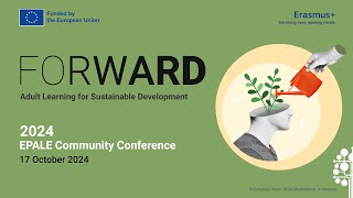 Adult Learning for Sustainable Development  171024  EPALE Community Conference 2024 [upl. by Newman525]