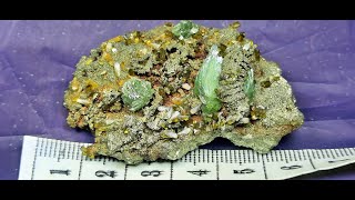 LUDLAMITESIDERITE OVER PYRITE [upl. by Ralyat948]