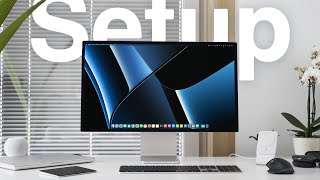 Mein perfektes MacBook Pro Schreibtisch Setup [upl. by Venice682]